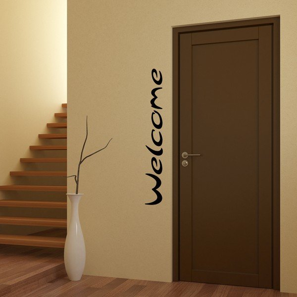 Samolepka Ambiance Welcome Door, 15 × 110 cm-image-1