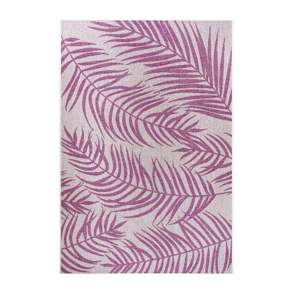 Ružovo-béžový vonkajší koberec NORTHRUGS Palmera, 200 x 290 cm