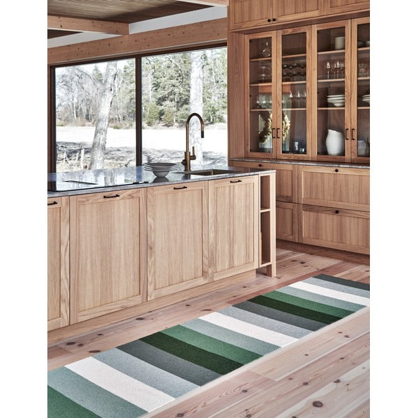 Zeleno-krémový vnútorný a vonkajší behúň 70x200 cm Molly Woods – Pappelina-image-1