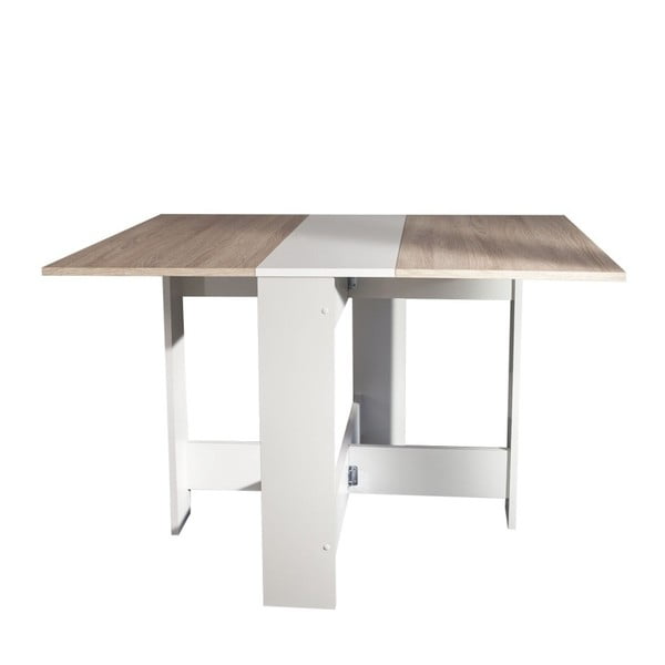 Hnedo-biely rozkladací stôl 13Casa Trick
