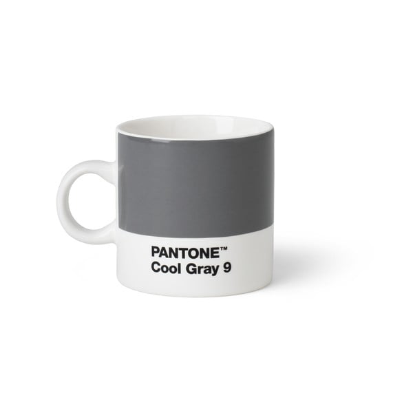 Sivý hrnček Pantone Espresso, 120 ml