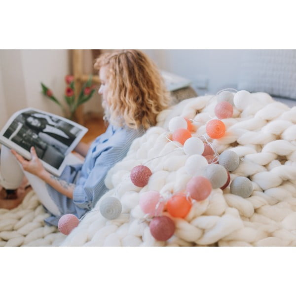 Hnedá svetelná reťaz s LED žiarovkami LUKKA, 15 svetielok-image-4