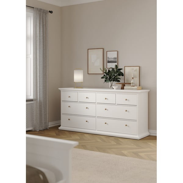 Biela nízka komoda 183x87 cm Paris – Tvilum-image-4