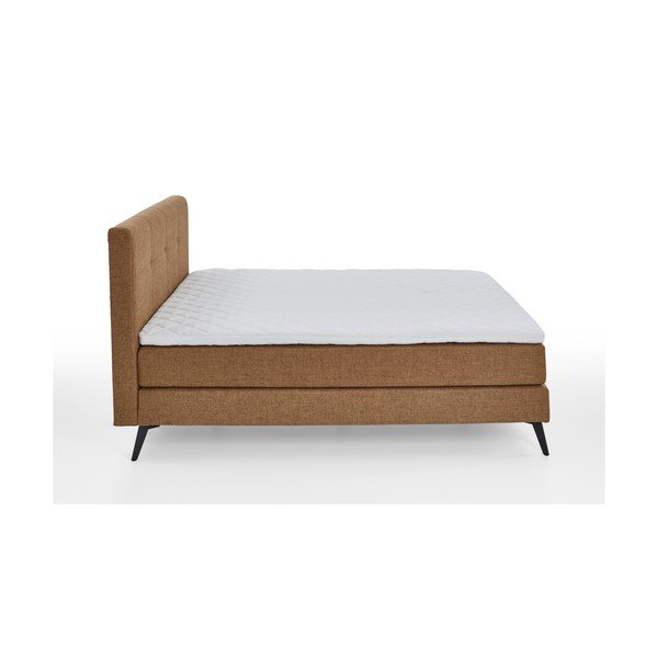 Hnedá boxspring posteľ 180x200 cm ANCONA – Meise Möbel-image-2