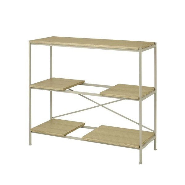 Regál v dekore duba v prírodnej farbe 105x92x40 cm Sukoya – Blomus-image-2