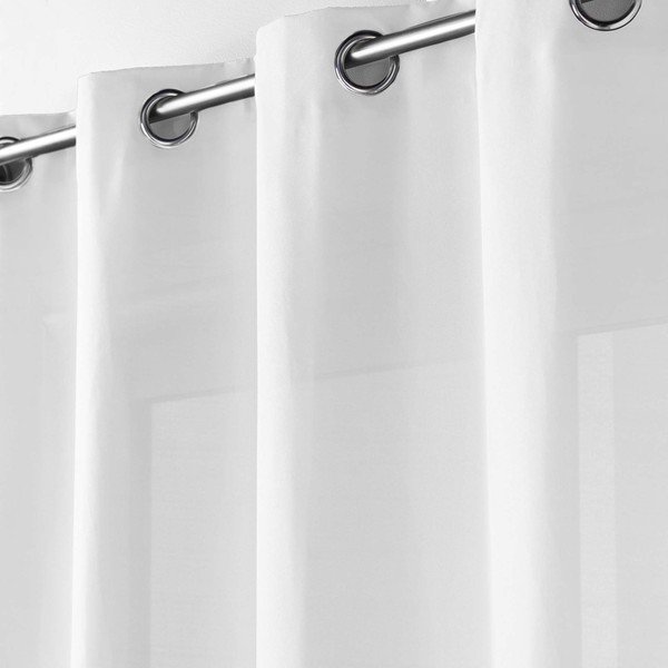 Biely záves z mikrovlákna 140x280 cm Absolu – douceur d'intérieur-image-1