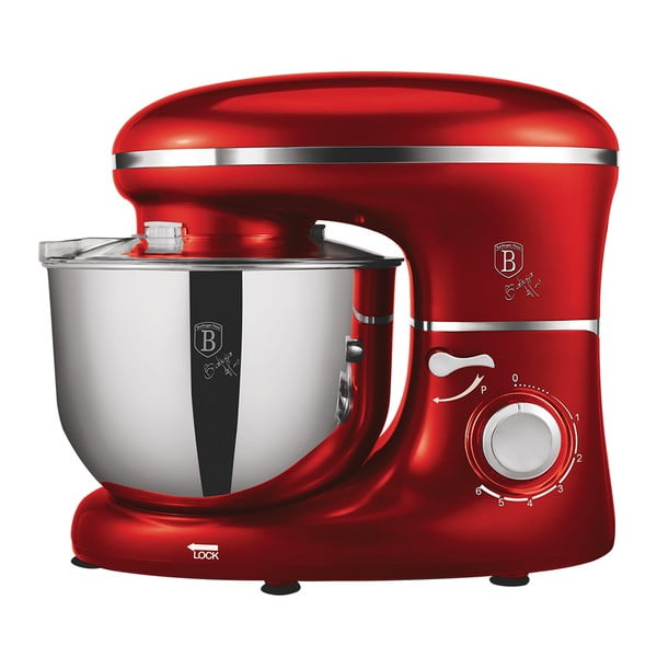 Červený kuchynský robot Burgundy Metallic Line - BerlingerHaus-image-1