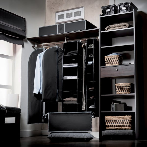 Čierny úložný box Compactor Box-image-1