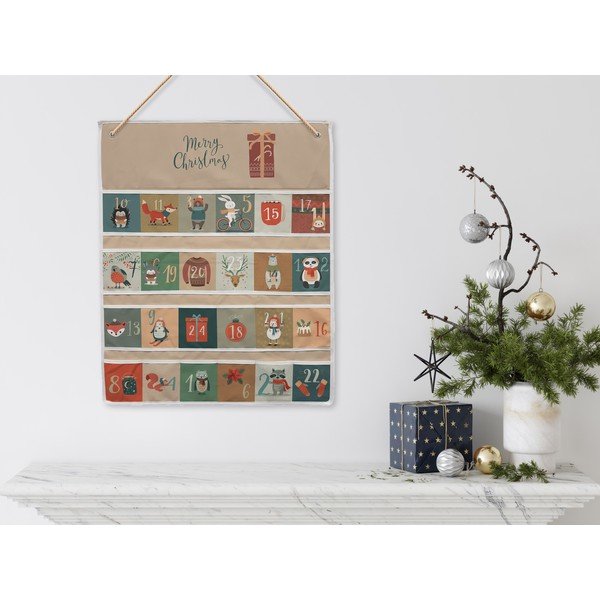 Bavlnený adventný kalendár Butter Kings Celebrating Animals-image-1