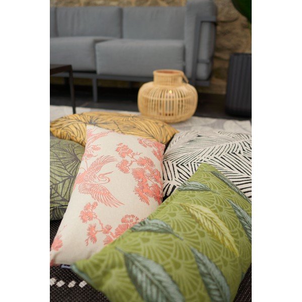 Oranžovo-béžový záhradný vankúš Hartman Nola, 30×50 cm-image-1