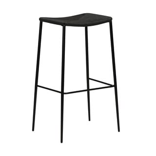 Čierna barová stolička DAN-FORM Denmark Stiletto, výška 78 cm
