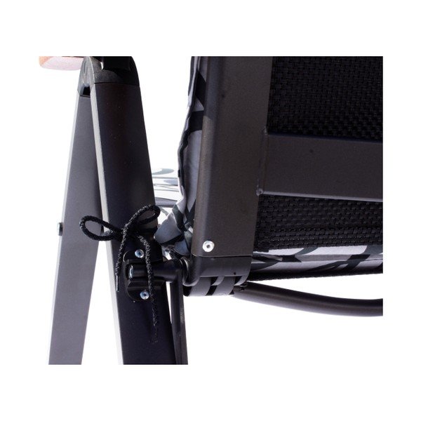 Čierne kovové záhradné kreslo Ass Comfort - Sun Garden-image-2