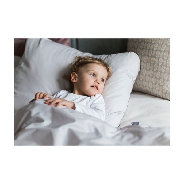 Svetlosivá obliečka na perinu na jednolôžko z egyptskej bavlny 155x200 cm Perla – WeLoveBeds-image-1