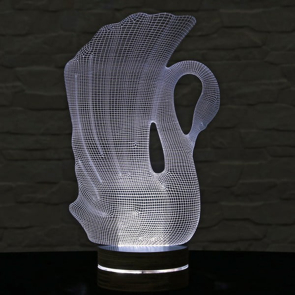 3D stolová lampa Swan