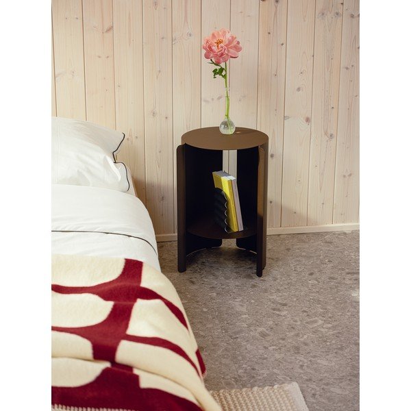 Oceľový okrúhly odkladací stolík ø 32 cm Wa – noo.ma-image-1