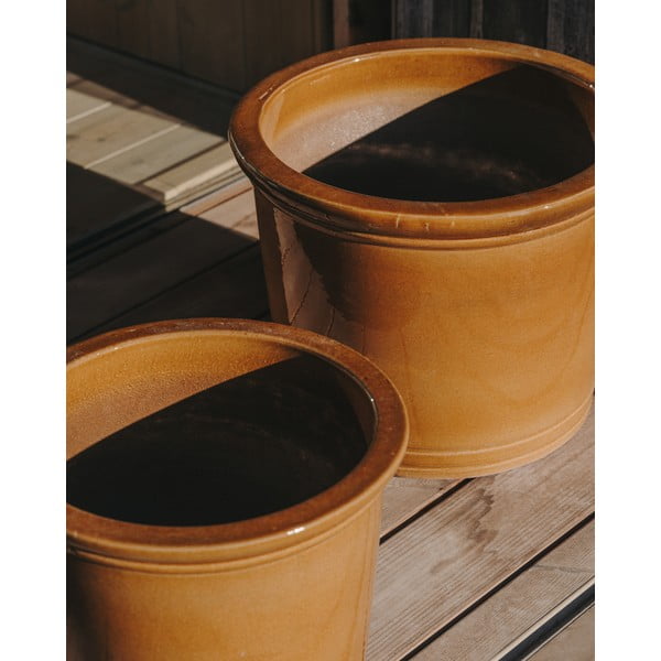 Kvetináče z terakoty v súprave 2 ks ø 47 cm Presili – Kave Home-image-2