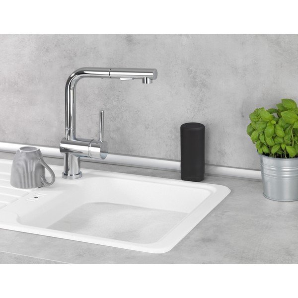 Čierny silikónový dávkovač na mydlo Wenko Easy Squeez-e-image-3