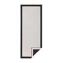 Čierno-krémový vonkajší koberec NORTHRUGS Panama, 80 x 250 cm