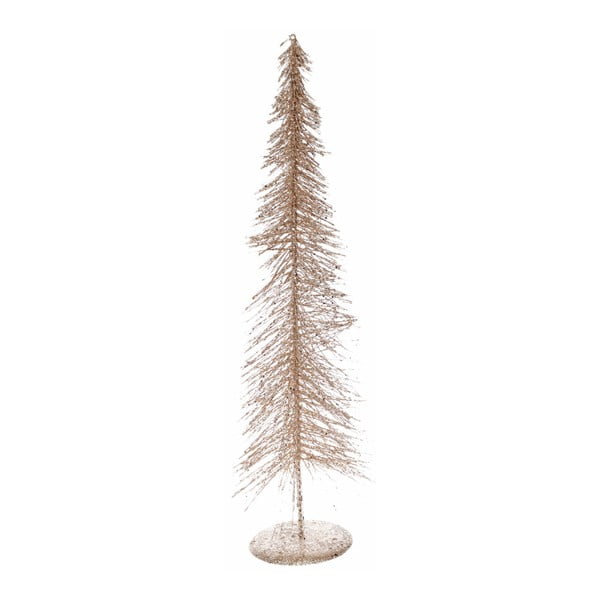 Dekoratívny kovový stromček v béžovozlatom odtieni Ewax Arbol, výška 60 cm