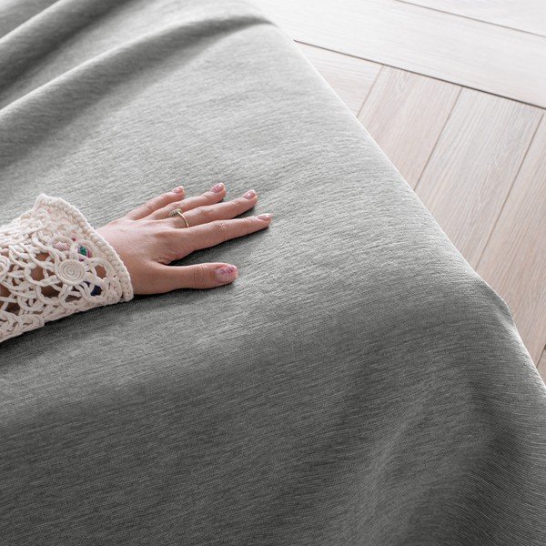 Sivý pléd zo ženilky 220x240 cm Talo – Filumi-image-3