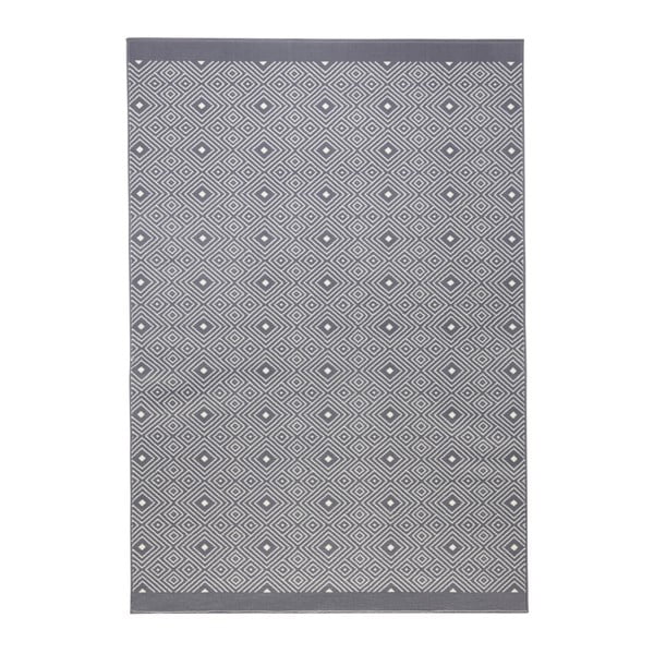 Sivý koberec Zala Living Quadrangle, 140 × 200 cm