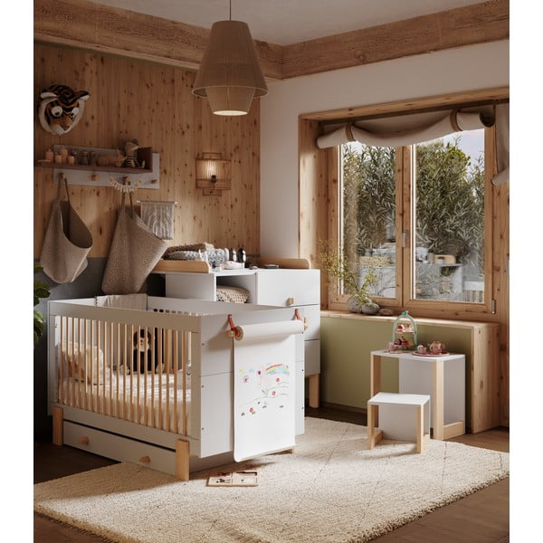 Svetlosivý prebaľovací pult Cube - Pinio-image-4