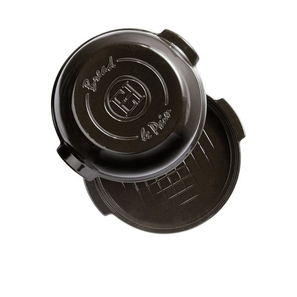 Čierna keramická forma na chlieb Emile Henry, ⌀ 29,5 cm-image-1