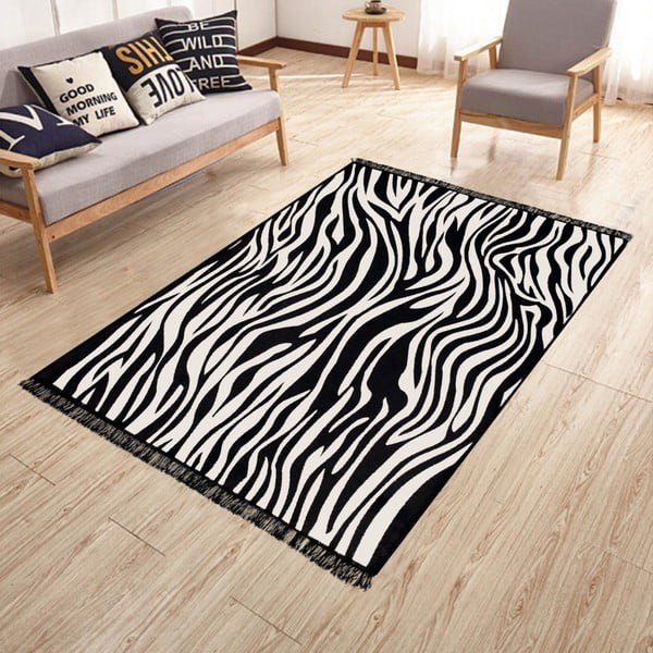 Obojstranný prateľný koberec Kate Louise Doube Sided Rug Zebra, 80 × 150 cm-image-3