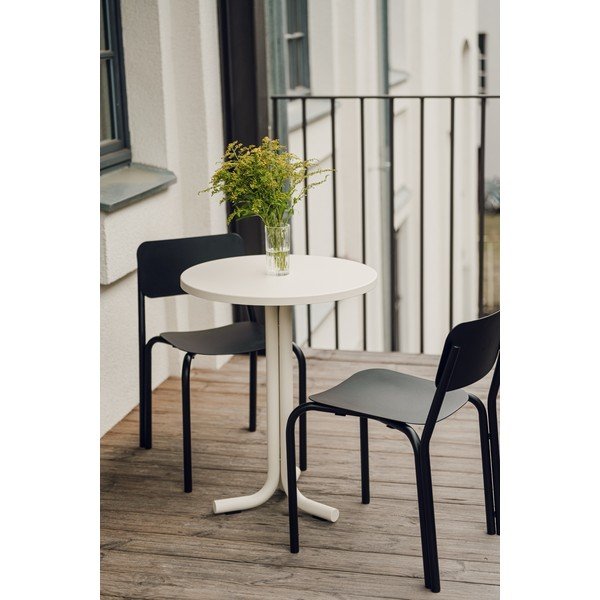 Kovový okrúhly záhradný jedálenský stôl ø 59 cm Nokk – noo.ma-image-1