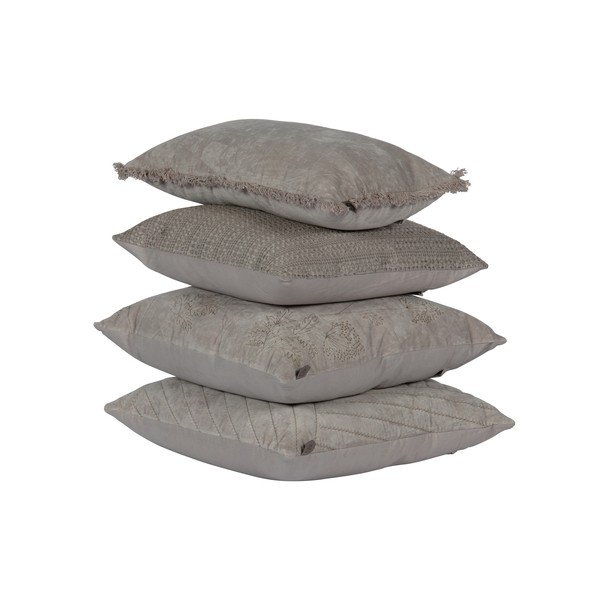 Béžový dekoratívny vankúš BePureHome Velvet Nougat, 50 x 50 cm-image-1