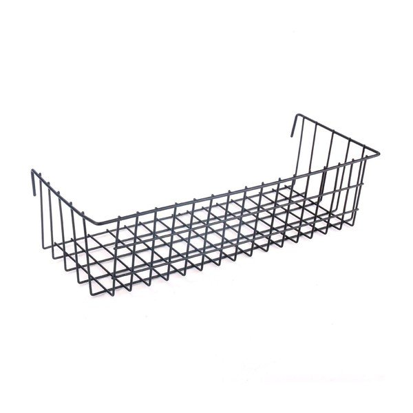 Čierny prídavný košík k nástenke Reminder, dĺžka 38 cm-image-2