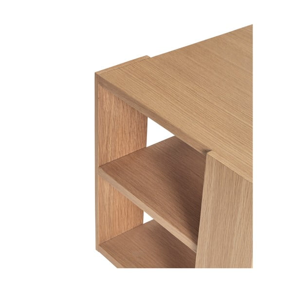 Odkladací stolík v dekore duba 37x37 cm Merge – Hübsch-image-2