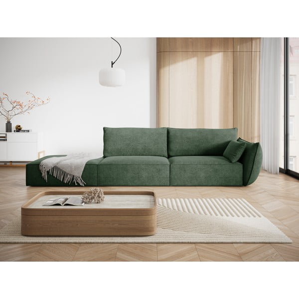 Tmavozelená leňoška (pravý roh) Vanda – Mazzini Sofas-image-1