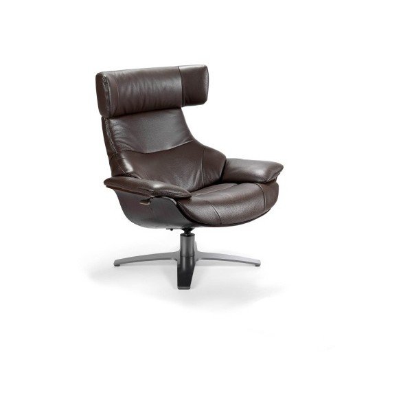 Sklápacie kožené kreslo s relaxačným mechanizmom Ángel Cerdá Terapeut-image-1