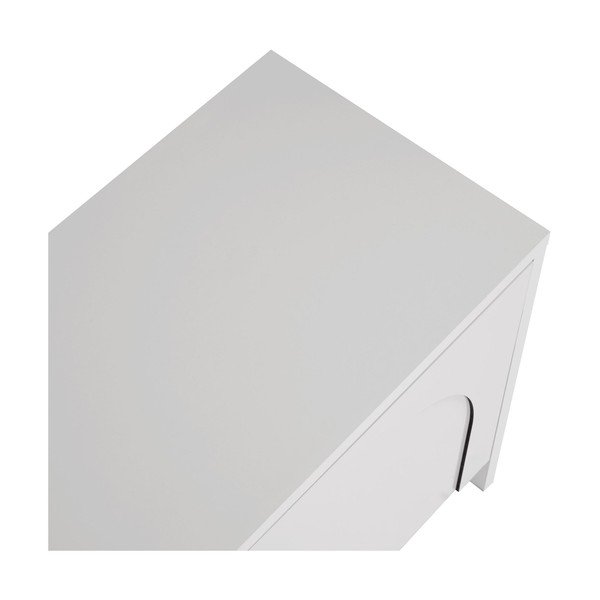 Biely TV stolík 180x45x32 cm Aurelia – Kalune Design-image-4