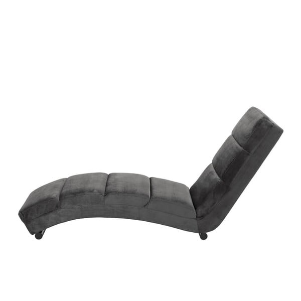 Sivá zamatová leňoška Actona Slinky-image-1