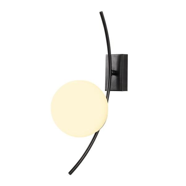 Biele/čierne nástenné svietidlo Hilal – Opviq lights-image-1