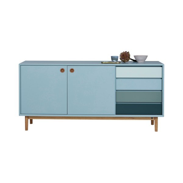 V mentolovej farbe nízka komoda 170x80 cm Color Box – Tom Tailor-image-3