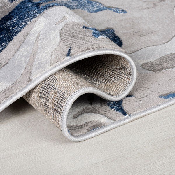 Modro-sivý koberec 80x150 cm Marbled – Flair Rugs-image-3