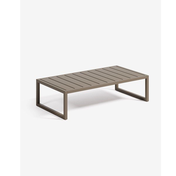 Hliníkový záhradný odkladací stolík 60x114 cm Comova – Kave Home-image-1