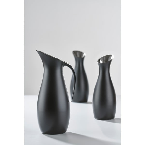 Čierny oceľový džbán Zone Rocks, 1,7 l-image-1