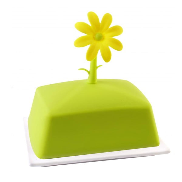 Zelená nádoba na maslo Vialli Design Livio