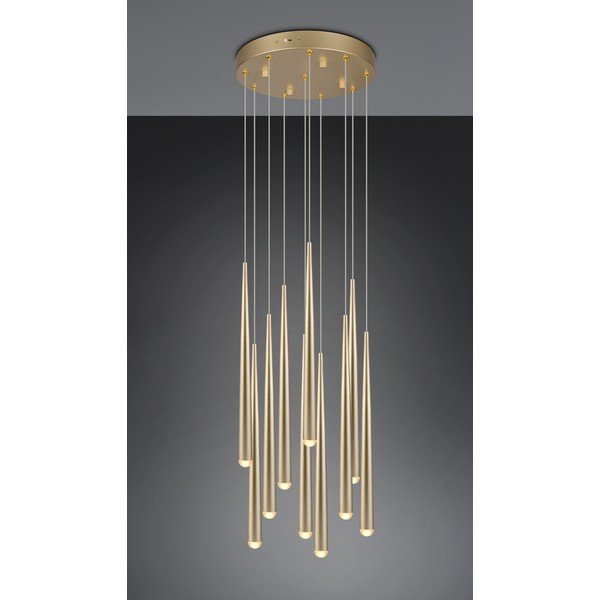 LED závesné svietidlo v zlatej farbe ø 30 cm Cala – Trio Select-image-2