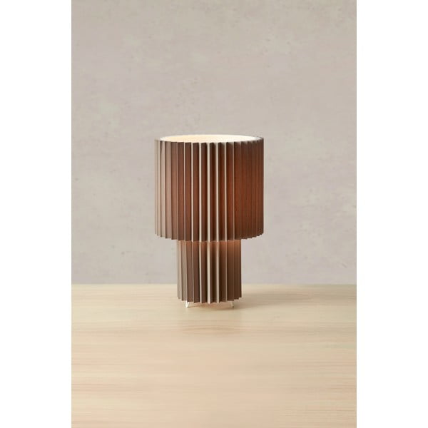 Sivá stolová lampa s textilným tienidlom (výška 32 cm) Catis – Markslöjd-image-2