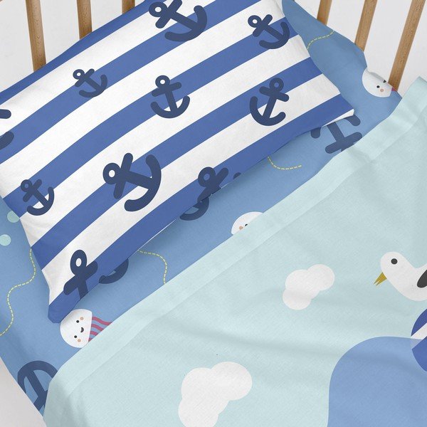 Detská bavlnená plachta Happynois Yellow Submarine, 120 x 60 cm-image-4