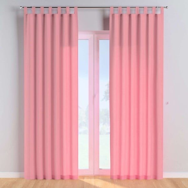 Ružový záves 260x130 cm Happiness - Yellow Tipi-image-1