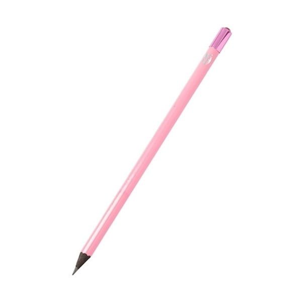 Ružová ceruzka s ozdobou v tvare kryštálu TINC