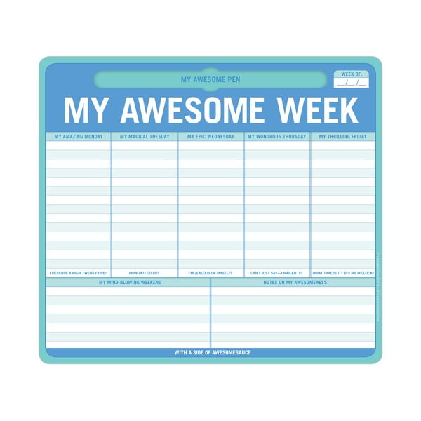 Týždenný zápisník My Awesome Week