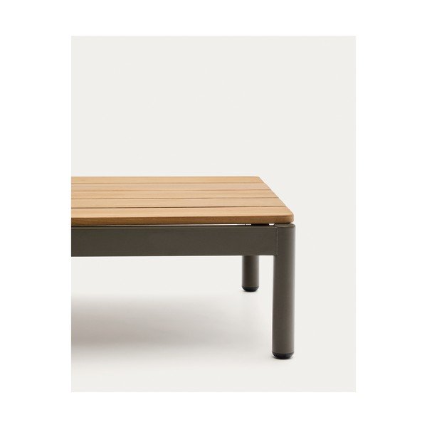Záhradný konferenčný stolík z teakového dreva 57x91 cm Sorells – Kave Home-image-4