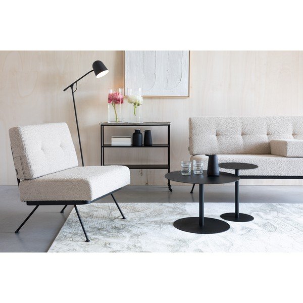 Krémová pohovka 135 cm Bowie - Zuiver-image-1